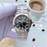 Vacheron Constantin Overseas Replica Black Dial Stainless Steel Watch 42MM